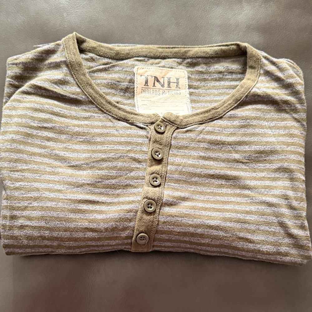 Striped Henley Shirt